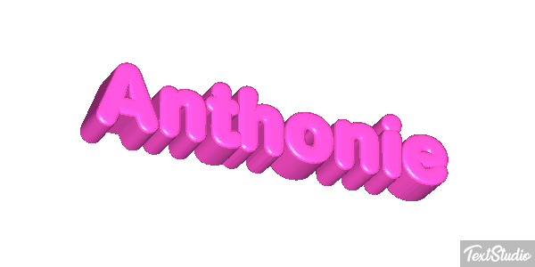 Anthonie Text effect