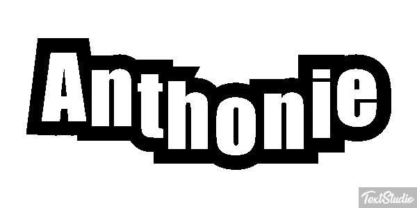Anthonie Text effect