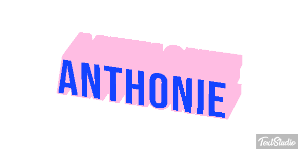 Anthonie Text effect