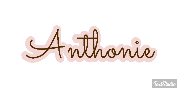 Anthonie Text effect