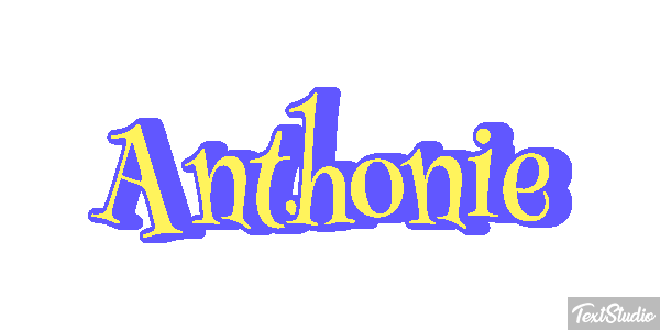 Anthonie Text effect