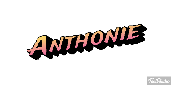 Anthonie Text effect