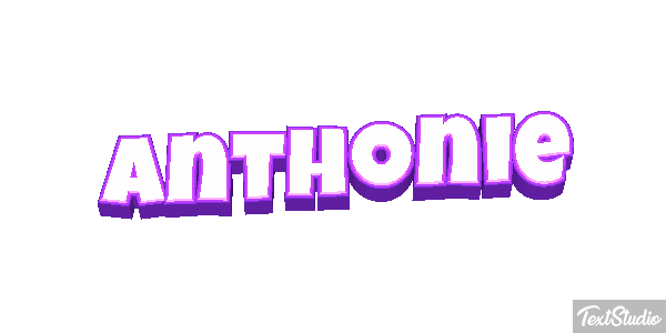 Anthonie Text effect