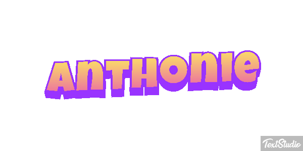 Anthonie Text effect