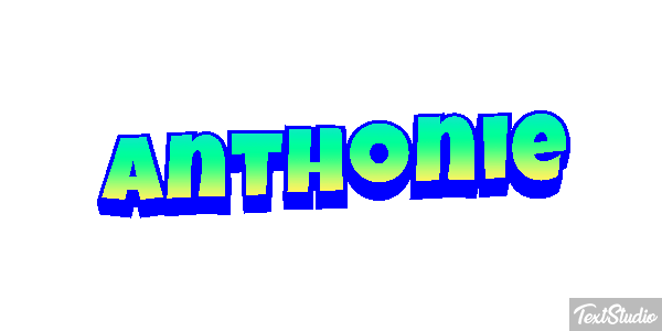 Anthonie Text effect