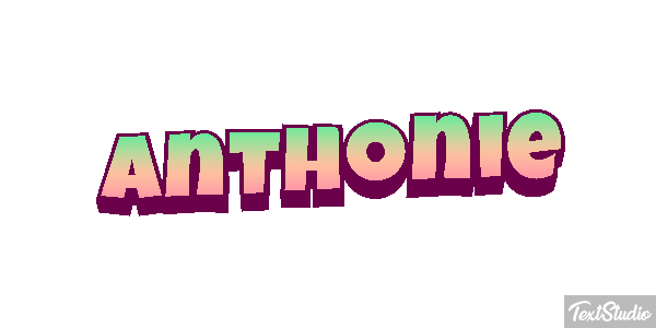 Anthonie Text effect