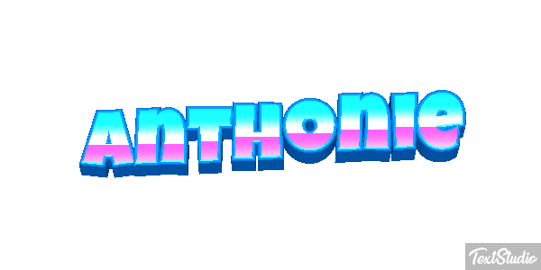 Anthonie Text effect