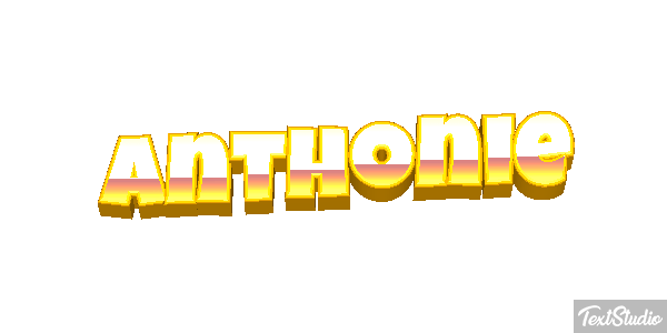 Anthonie Text effect