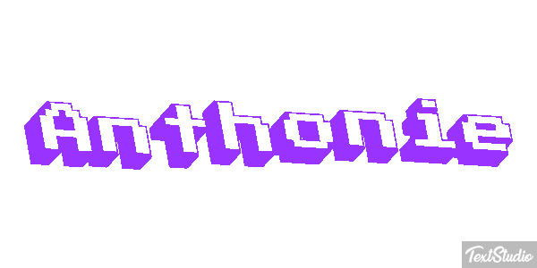 Anthonie Text effect