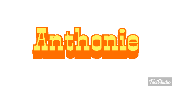 Anthonie Text effect