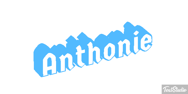 Anthonie Text effect