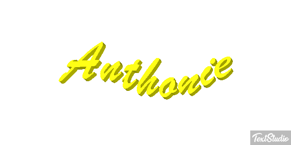 Anthonie Text effect
