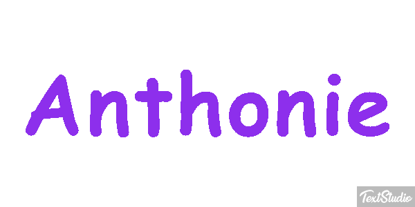Anthonie Text effect