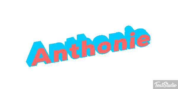 Anthonie Text effect