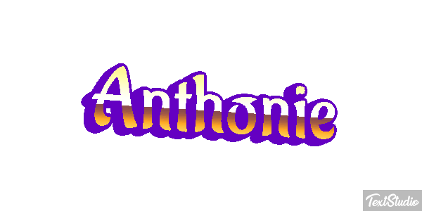 Anthonie Text effect