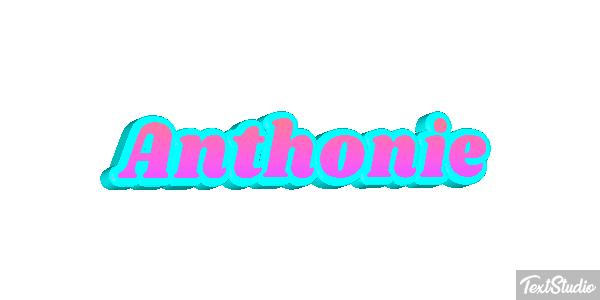 Anthonie Text effect