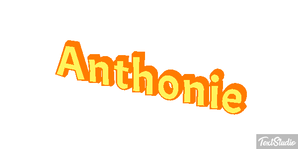 Anthonie Text effect