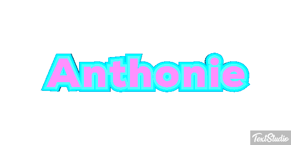 Anthonie Text effect