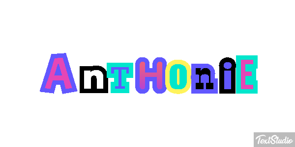 Anthonie Text effect