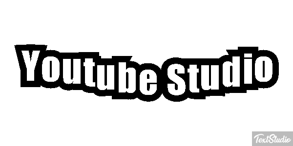 Youtube Studio Text effect