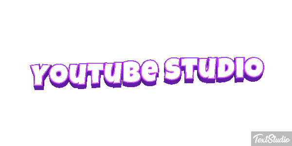 Youtube Studio Text effect