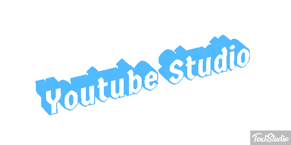 Youtube Studio Text effect