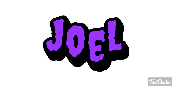 Joël Text effect