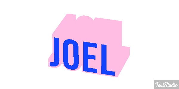 Joël Text effect