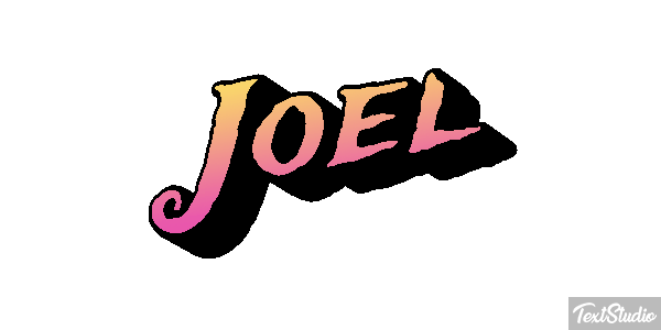 Joël Text effect
