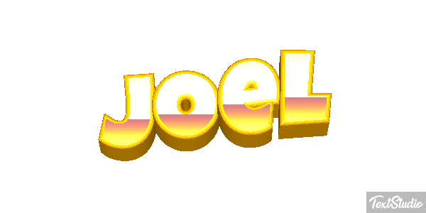 Joël Text effect