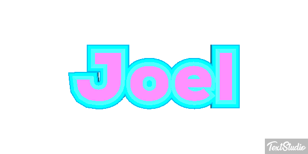 Joël Text effect