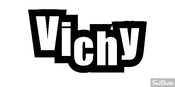Vichy Effet de texte