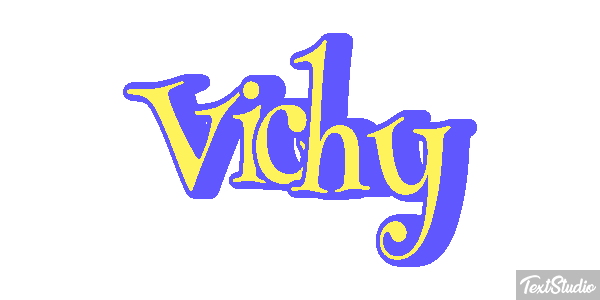 Vichy Effet de texte