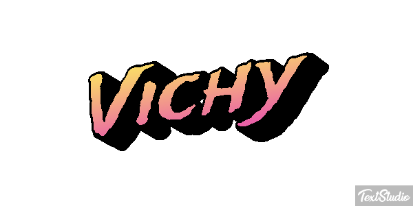 Vichy Effet de texte