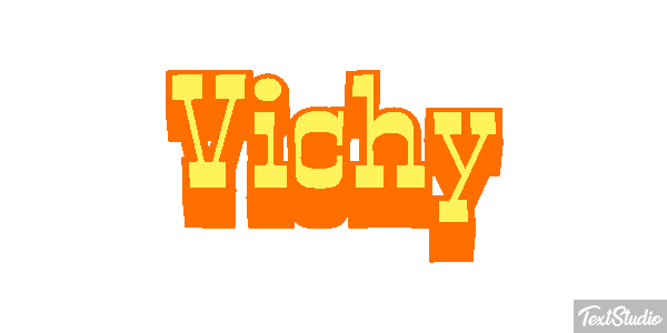 Vichy Effet de texte