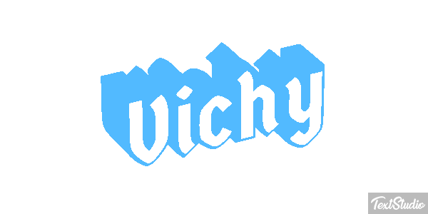 Vichy Effet de texte