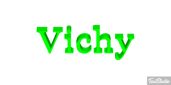 Vichy Effet de texte