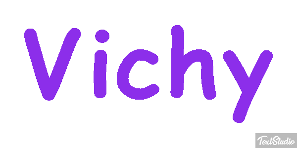 Vichy Effet de texte