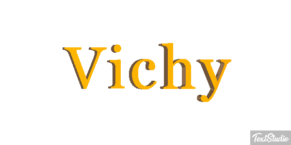 Vichy Effet de texte