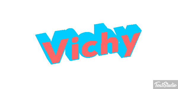 Vichy Effet de texte