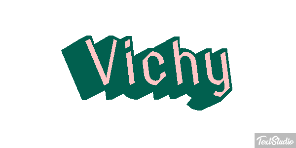Vichy Effet de texte