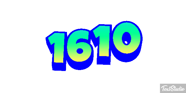 1610 Metin efekti