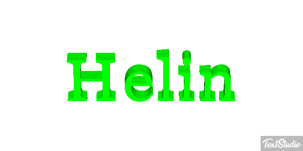 Helin Tekst effect