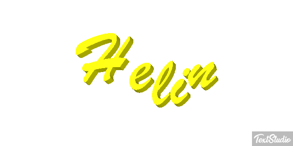Helin Tekst effect
