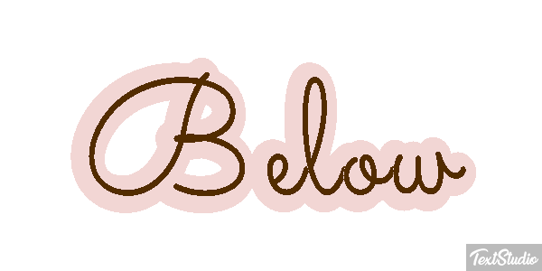 Below Text effect