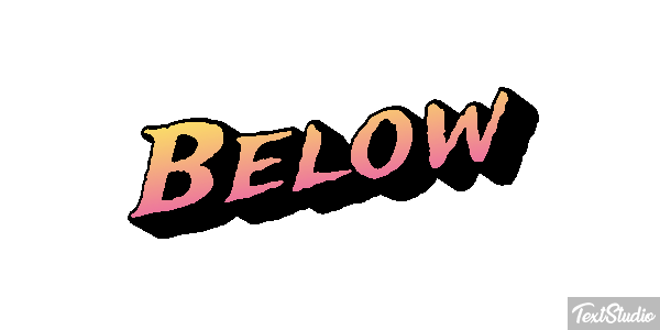 Below Text effect