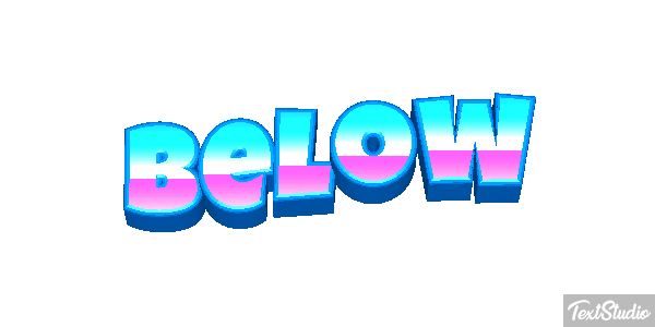 Below Text effect