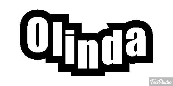 Olinda Текстовый эффект