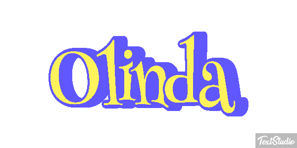 Olinda Текстовый эффект