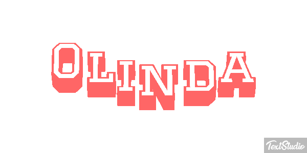 Olinda Текстовый эффект